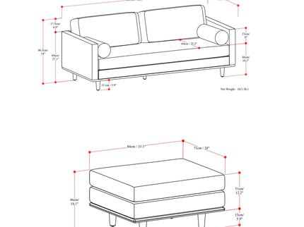 Morrison - Sofa And Ottoman Set