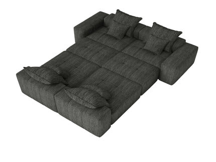 Modern Oversized Diy Combination Modular Sectional Sofa With Pillows