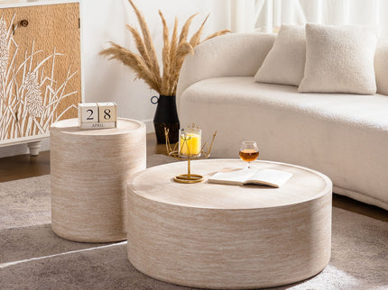 Modern Round Table With Mars Pattern For Living Room