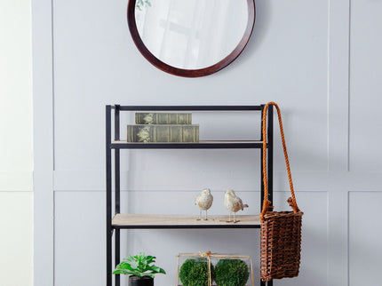Transitional Decor Style Wall Mirror Decor With Frame For Bathroom