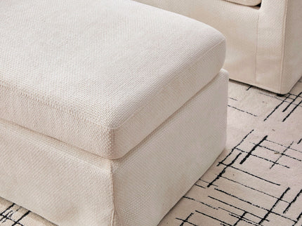 Accent Chair With Ottoman, Includes 2 Bolster Pillows