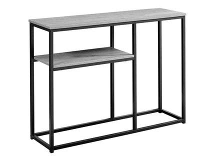 Accent Console Table For Entryway, Contemporary & Convenient Design - Gray