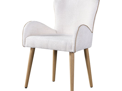 Qwin - Boucle Side Chair (Set of 2) - Beige