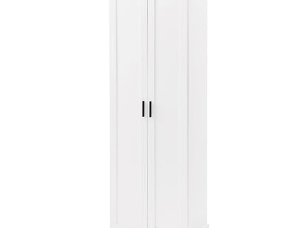 Storage Cabinet With Adjustable Shelves, 2 Doors, Rectangle Design For Bathroom
