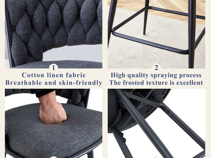 Modern Swivel Chair For Bar High Tables