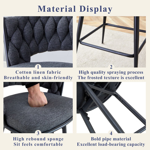 Modern Swivel Chair For Bar High Tables