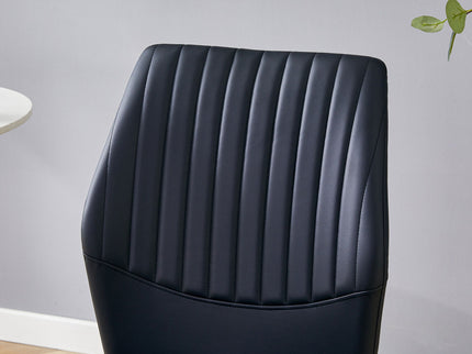 Ergonomic Simple Chair With Metal Leg