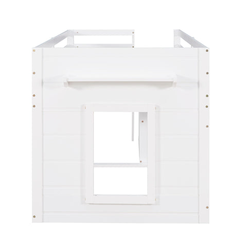 Loft Bed With Cabinet And Shelf