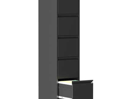 Drawer Metal Locking Vertical File Cabinet With Wheels Heavy Duty Lockable Storage