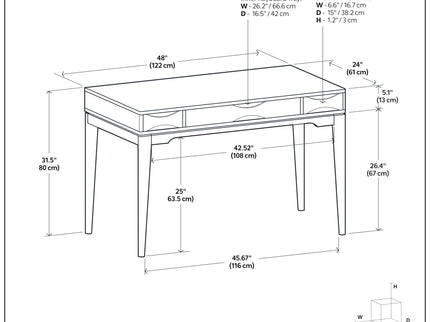 Harper - Handcrafted Desk