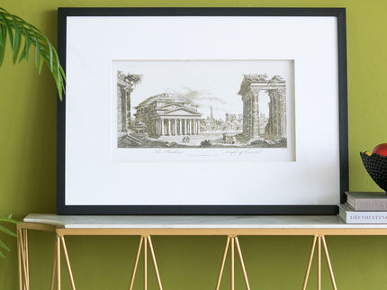 Architecture Wall Art, Wall Decor For Living Room Dining Room Bedroom Hallway - White / Black