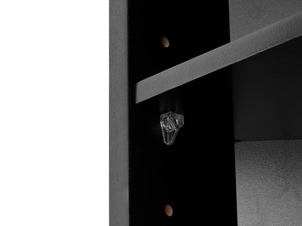 Multi Functional Corner Cabinet With Adjustable Shelves And 2 Doors