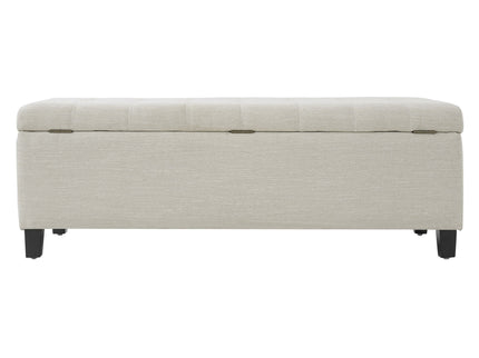 Upholstered Storage Ottoman Bench