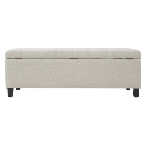 Upholstered Storage Ottoman Bench