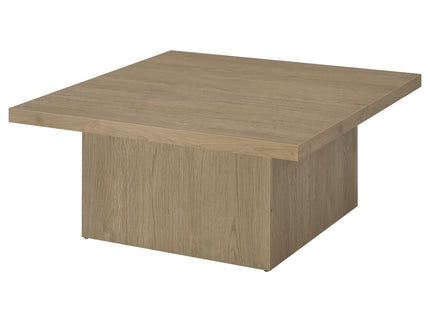 Eldridge - Coffee Table Set With Chunky Square Tops