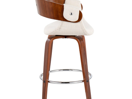 Elisa - Mid Century Modern Counter Stool (Set of 2)