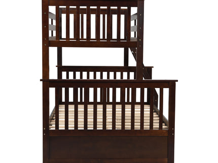 Bunk Bed With Ladder, And Safety Guard Rails