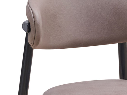 Lanae - Polished Microfiber Side Chair (Set of 2) - Gray