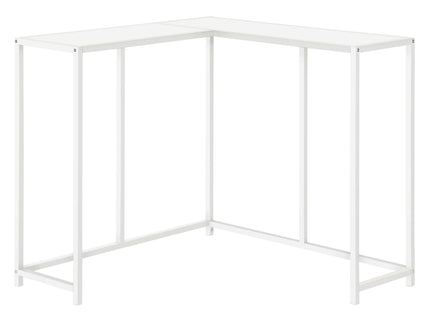 Corner Accent Console Table For Entryway, Unique L-Shaped Design