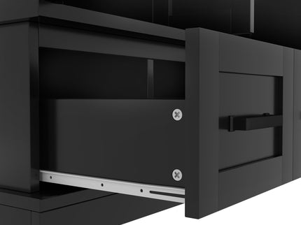Hall Tree With Bench And 5 Storage Cubbies