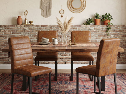 Oversized Square Design Dining Chairs For Home