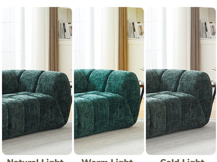 Modern Sofa With Piano Key Backrest