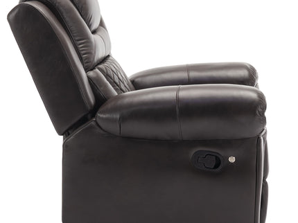 Home Theater Seating Manual Recliner Chair With Led Light Strip For Living Room