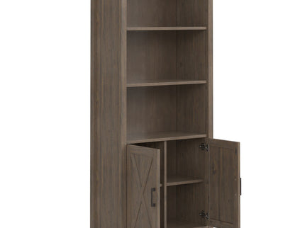 Ela - Bookcase - Smoky Brown