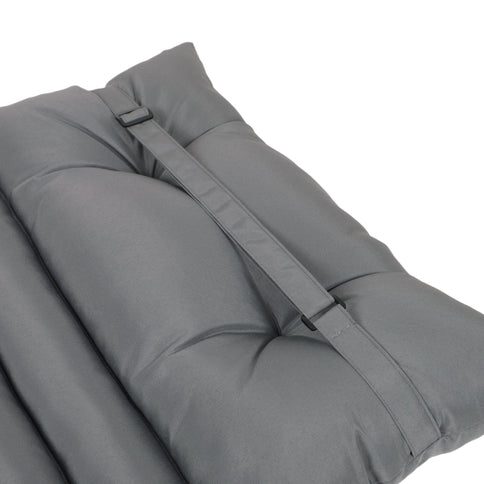 2 Piece Outdoor Chaise Lounge Chair Cushion Set