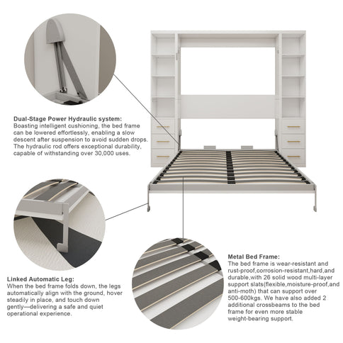 Multifunctional Vertical Murphy Wall Bed