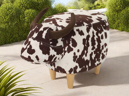 Cow Shaped Ottoman Footstool