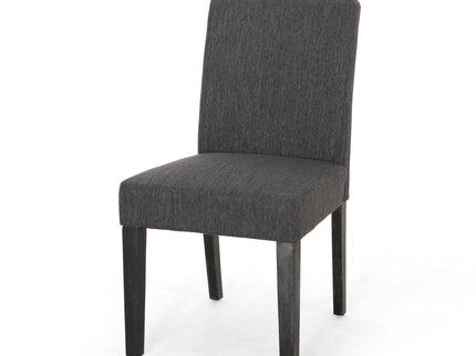 Contemporary Dining Chair With Upholstered Seating And Tapered Legs