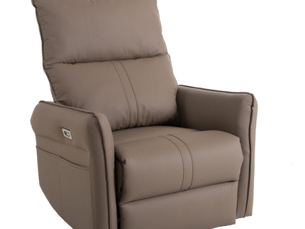 29.92" 270 Power Swivel Rocker Recliner Chair, Electric Glider Reclining Sofa With USB Ports, Power Swivel Glider, Rocking Chair Nursery Recliners For Living Room Bedroom