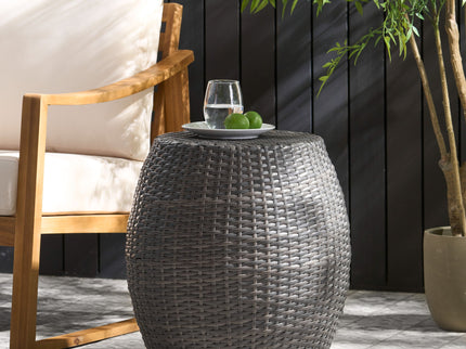 Outdoor Wicker Patio Side Table