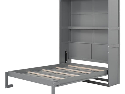 Murphy Wall Bed With Shelves, Space Saving
