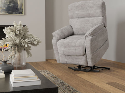 Lucie - Fabric Power Lift Chair - Gray