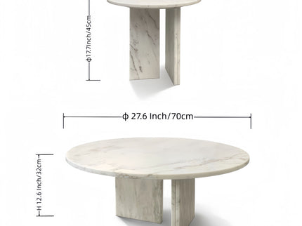 Elegant Coffee Duo Table Set