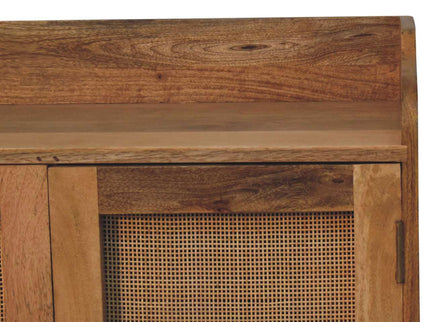 Larissa - T Bar Raised Cabinet - Brown