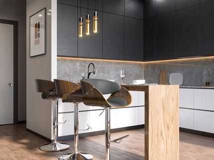 Amery - Mid Century Modern Adjustable Swivel Bar Stool