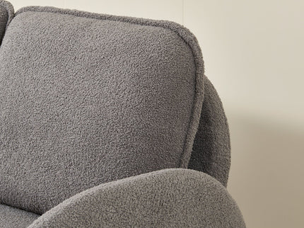 Loveseat Sofa Small Couch For Living Room, Sherpa Fabric Upholstered Loveseat Sofa Couch, Small Loveseat Sofa For Apartment, Bedroom