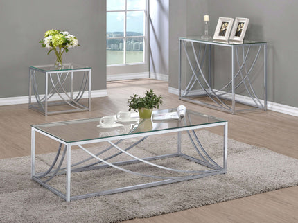 Kempton - Console Table - Chrome