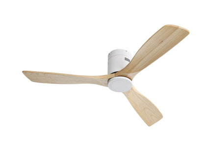 Low Profile Ceiling Fan DC, 3 Blade, Noiseless Reversible Motor, Remote Control