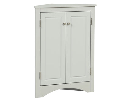 Triangle Bathroom Storage Cabinet With Adjustable Shelves, Freestanding Floor Cabinet For Home Kitchen
