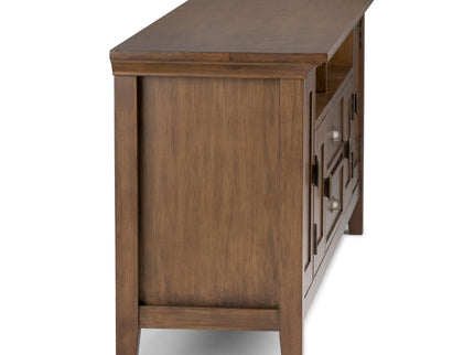 Redmond - TV Media Stand - Rustic Natural Aged Brown