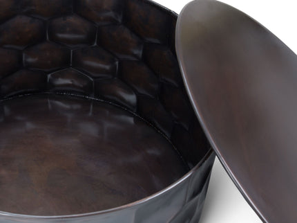Whitney - Handcrafted Metal Storage Table