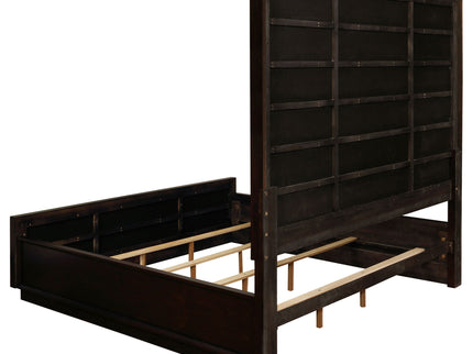 Prescott - 5 Piece California King Bedroom Set - Dark Brown