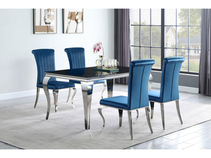 Dining Table - Black / Silver