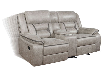 Brazelton - Glider Loveseat With Console