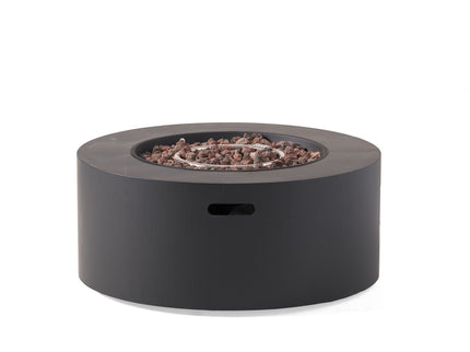 Round Iron Fire Pit With 40, 000 Btu