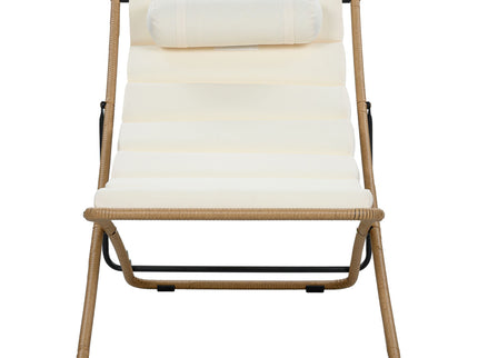 Outdoor Folding Chair With Adjustable Backrest (Set of 2)